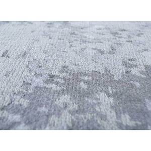 พรมทอมือ Tattvam Lu-9031 (Cs-01) ทำจากขนสัตว์และไหมไผ่ สีเทาและสีดำ สำหรับห้องครัว - Product Image 3