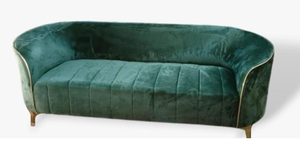 Stile antico Designer fatto a mano <span class=keywords><strong>in</strong></span> legno e velluto tessuto regalo di nozze divani con materiale solido ultimo divano progettato - Product Image 4