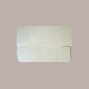 10 Pcs Disposable <b>Lunch</b> <b>Box</b> with Brown Handle <b>Small</b> Takeaway Gift Case - Product Image 1