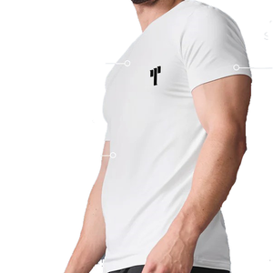 เสื้อยืดเปล่าสำหรับผู้ชายพิมพ์โลโก้แบบยูนิเซ็กซ์สุดหรูมาใหม่เสื้อยืดโอเวอร์ไซส์สำหรับผู้ชายขายส่งผลิตในปากีสถาน - Product Image 3