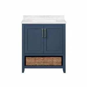 BATH <b>VANITIES</b> DARK BLUE PAINTED MADE IN INDONESIA - Product Image 1