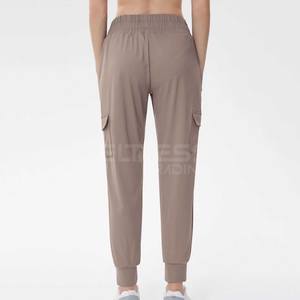 2025 Women's Winter Cargo Pants Baggy Joggers with Quick Dry Canvas Material Mid Waist Casual for Activities Cargo Jogger - Product Image 3