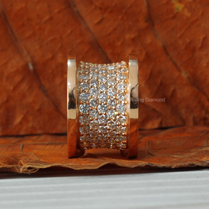 Anillo de Boda Minimalista con Diamante Cultivado en Laboratorio de 3.0 CTW, Corte Brillante, Oro Rosa, Certificado IGI CVD, para Aniversario o Regalo de Compromiso - Product Image 2