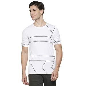 Camiseta Antiarrugas para Hombre y Mujer, 100% Algodón Melange, Ecológica, Teñida con Hilo, Impresión Digital por Sublimación, Bordado, Tejido de Punto, 180g - Product Image 1