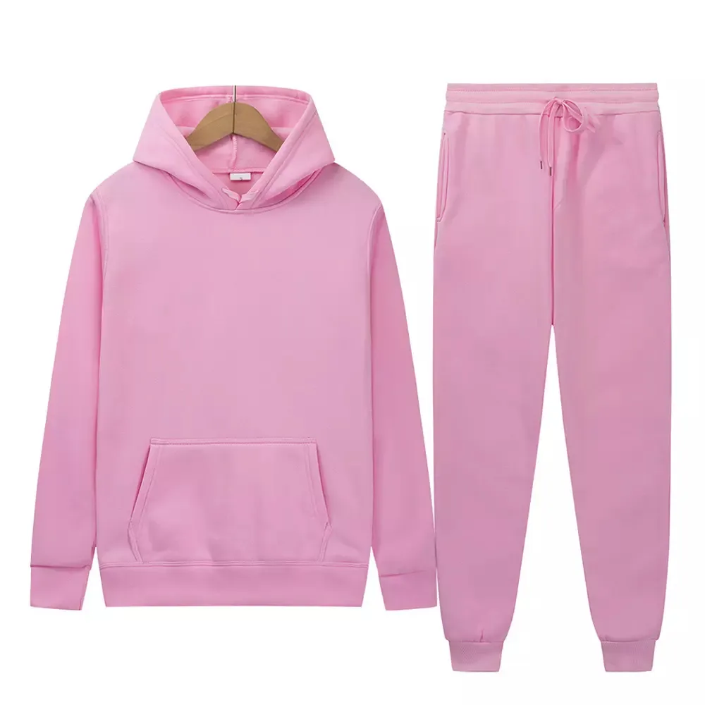 Jogger Mồ Hôi Phù Hợp Với Sweatsuit Velour Phụ Nữ Tracksuit Với Mui Xe Cho WomenNo MOQ Nhà Máy Bán Buôn Sweatsuits Unisex Đặt Cam Sw