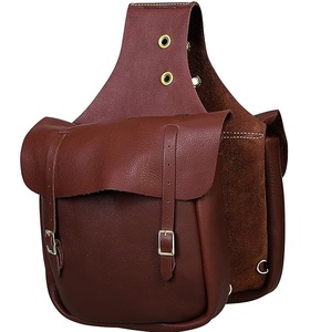 Sacoches latérales de moto en cuir véritable antique, multi-poches, sacs à bagages pour motard, écologiques, taille personnalisée, logo - Product Image 4