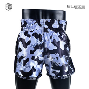 Blaze Fight Gear Customized Logo Design Adult Martial Arts Wear Fighting Kickboxing <b>Shorts</b> Men <b>Women</b> OEM Service MMA Kickboxing - Product Image 5