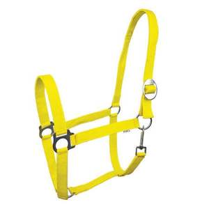 Cabestro de Nailon Resistente para Caballo con Herrajes de Acero Inoxidable y Correas de PVC, Tamaño y Color Personalizables, Estilo de Silla Inglesa - Product Image 1