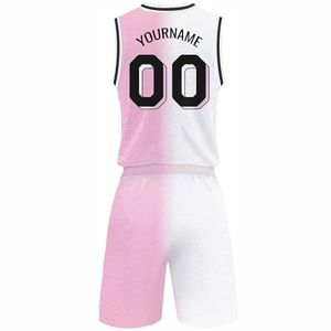 Uniforme de basket-ball pour vêtements de sport nouveau design tailles pour adultes vente en gros logo personnalisé/uniforme de basket-ball respirant en couleur - Product Image 3