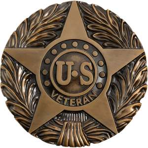 12x18 Inches American US Flag Aluminum Veterans Plaque <b>Memorial</b> Day <b>Gifts</b> for American Veterans Grave Markers Yard Lawn Signs - Product Image 4