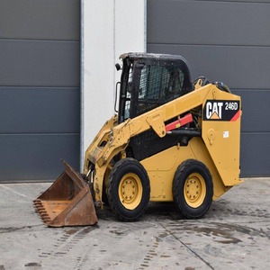 used Skid steer loader Caterpillar 246D Diesel 2014 <b>wheel</b> loader new condition - Product Image 1