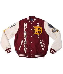 Veste de baseball en cuir avec logo brodé sur mesure en gros Veste de baseball letterman bon marché pour l'école Veste universitaire pour homme - Product Image 3