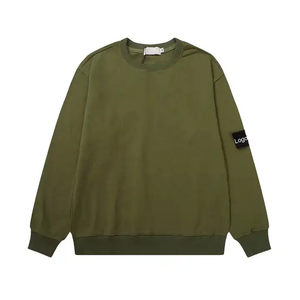 Ropa personalizada chándales para hombre Sudadera de cuello redondo para hombre Sudadera con capucha de algodón orgánico para hombre - Product Image 1