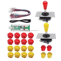 Kit d'arcade bricolage pc sanwa pour machine de jeu Joystick américain bouton poussoir