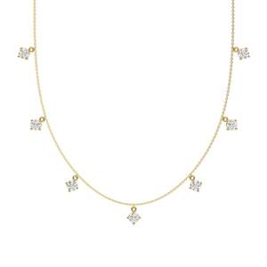 Collar de Diamantes y Esmeralda de Laboratorio de 2.80 CT, Impresionante Diseño Colgante para Bodas y Fiestas, y Colecciones de Joyería Fina de Alta Gama - Product Image 1