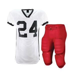 Uniforme de football américain neuf 2024, toutes tailles, prix bas, best-seller, nouveau design, fabrication OEM. - Product Image 4