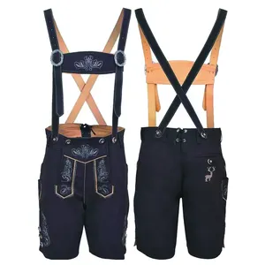 New Design High Quality Trachten Short Women Lederhosen Shaded All For Women Bavarian Garments