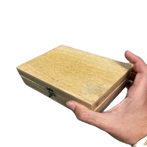 Wholesale Rectangle Mango Wood Storage Case Handmade Wooden Packing <b>Box</b> with <b>Lock</b> for Craft Use - Product Image 3