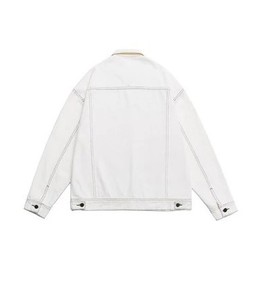 Chaqueta vaquera de color puro para hombre, abrigo informal, chaqueta vaquera de algodón para hombre, ropa de abrigo de uso diario, moda Unisex ligera - Product Image 2