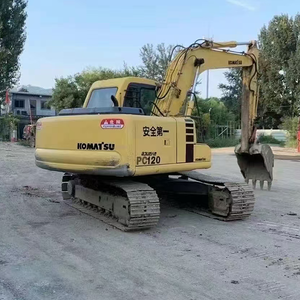 Excavadora usada Komatsu PC120 de 12 toneladas, Unidad de rango medio, excavadora usada Komatsu PC120 disponible en orden de trabajo confiable - Product Image 4