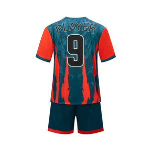 Maillots d'équipe de football pour hommes, ensembles de vêtements de sport avec impression par sublimation, vente en gros d'uniformes pour garçons disponibles pour garçons - Product Image 3