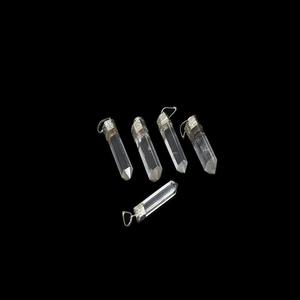 Meilleure vente argent pierre naturelle Jilaniagate crayon pendentif 7 Chakra charme perle Agate religieux plaque de diamant pour classique - Product Image 6