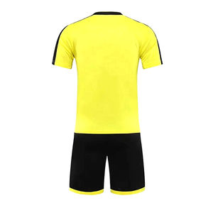 Kit d'entraînement de maillot de football à manches courtes conçu sur mesure Nouvel ensemble complet de vêtements de football de couleur unie, y compris l'entraînement - Product Image 3