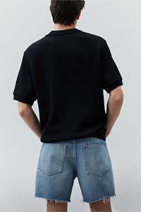 Short en jean 100% coton à 5 poches confortable et légèrement extensible de haute qualité pour hommes @ prix de gros - Product Image 5