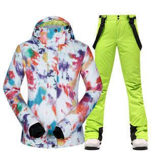 Ensemble de veste et de pantalon de ski unisexe, imperméable, coupe-vent, imprimé, pour homme, séchage rapide, écologique, personnalisable - Product Image 6