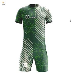 Uniformes de fútbol de alta calidad OEM al por mayor con logotipo personalizado de bolsillo Jersey para juegos deportivos entrenamiento personalizado para equipo de fútbol - Product Image 5