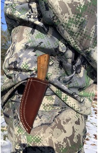 Couteau de chasse en acier Damas de qualité supérieure, prix abordable, qualité industrielle, HTTC, forgé à la main, lame pleine longueur - Product Image 3