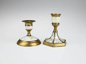 Vente en gros prix d'usine direct bougeoir incrusté MOP et support de lampe à thé incrusté de nacre de qualité supérieure - Product Image 6