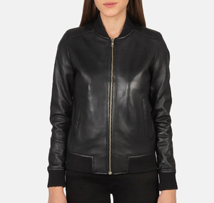 Prix raisonnable Dernière conception Meilleure qualité Mouton personnalisé Nappa Corps en cuir Manches Letterman Varsity Vestes pour les femmes - Product Image 4