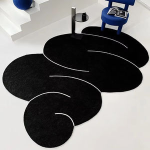 Alfombra de lana con mechones a mano de diseño personalizado moderno, alfombra con mechones a mano al por mayor para sala de estar para TEXTILES INDIOS H/L - Product Image 1