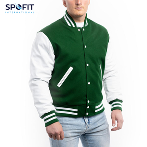 Outdoor Winter <b>Jacket</b> for Men Custom Luxury <b>Varsity</b> <b>Jackets</b> Leather Sleeve Custom Logo Chenille Embroidery Letterman <b>Jacket</b> - Product Image 1