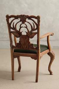 Elegant Luxury Modern Deer Design <b>Wooden</b> Dining Wedding <b>Chairs</b> Living Room Apartment Villa Outdoor Hotel Furniture for Events - Product Image 4