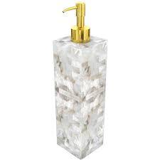 Ensemble de salle de bain nacre de luxe et pompe en acier de bouteille de lotion et produit de Offre Spéciale de taille personnalisée - Product Image 2