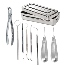 Instrumento veterinario Instrumentos de Cirugía Dental veterinaria profesional de 9 piezas para juego de Cirugía Dental animal Instrumento médico - Product Image 4