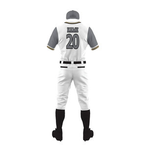 Uniformes de Béisbol Deportivos Ligeros con Logotipo Personalizado, Corte Regular, Conjuntos de Uniformes Deportivos Totalmente Personalizables - Product Image 3