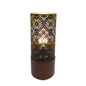 Fabulosa linterna de Metal de larga duración, otomanos dorados para exteriores, lámpara de Halloween, iluminación espeluznante, suministros para fiestas de oficina hechos a mano - Product Image 5