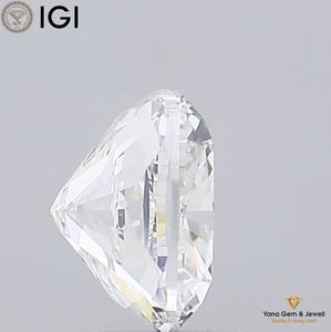 เพชรทรงคุชชั่น น้ำหนัก 3.51 กะรัต สี F ความสะอาด VVS2 พร้อมใบรับรอง IGI จาก CVD Lab Grown Diamond สำหรับการสร้างสรรค์เครื่องประดับใหม่ - Product Image 4