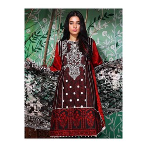 Traje de viscosa bordado Tawakkal Azure - 3983-A - Product Image 2