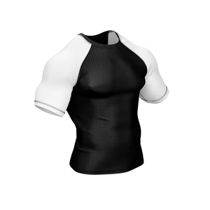 Custom Short Sleeve Surf Logo Mma Bjj Compression Shirt Sublimated Jiu Jitsu Rashguards Design Wholesale Rash Guard - Product Image 5