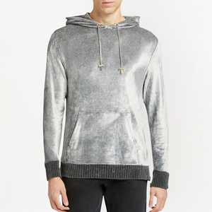 Nouveaux sweats à capuche en velours pour hommes cousus sur mesure, anti-rides, respirants, de haute qualité, sweats à capuche en velours pour hommes en vente en gros - Product Image 1