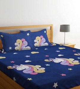 Sábana Bajera para Niños |   90x90 Pulgadas (Tamaño Completo) con 2 Fundas de Almohada |   Juego de Sábanas de Algodón para Niños, Juego de Sábanas Acogedoras - Product Image 6