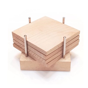 Sous-verre en bois naturel avec écorce d'arbre pour la maison et le Restaurant, sous-verre de forme ronde de meilleure qualité pour accessoires de cuisine - Product Image 2