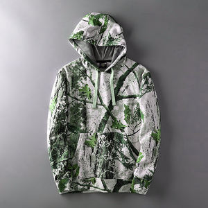 100% coton sweat à capuche en éponge française respirant séchage rapide Pakistan fait Camouflage sweat impression en relief brodé hommes 6XL - Product Image 6