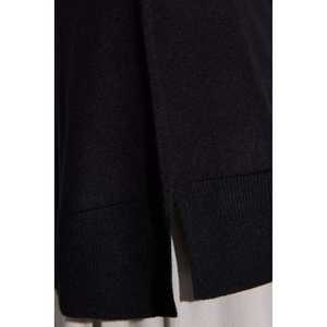 Suéter de Punto de Seda Informal, Vintage y Esencial, Transpirable y Cálido, con Patrón Jacquard con Cierre, Largo, Talla XS - Product Image 4