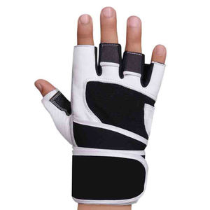 Couleur blanche et noire Durable Léger Bon fournisseur Propre Logo Gants d'haltérophilie d'entraînement de combat PAR DES INDUSTRIES INCROYABLES - Product Image 2