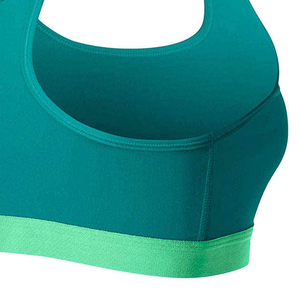 Sujetador deportivo transpirable de doble acolchado para mujer, de Spandex/Nylon, tipo bralette para fitness y yoga, chaleco de running, a prueba de golpes, con logo frontal - Product Image 6